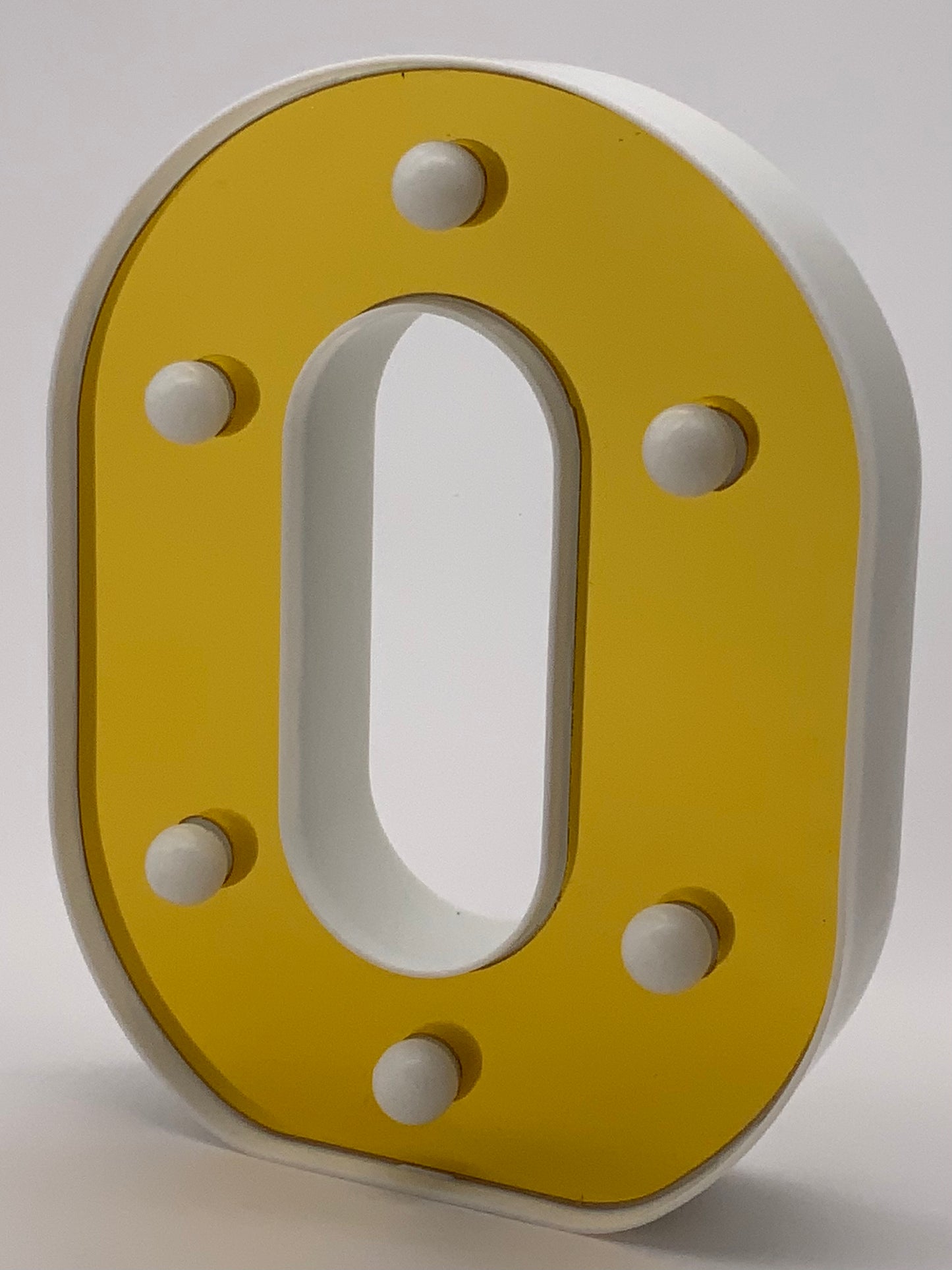 Light Up Letter 6" 3D Gold Marquee Letters & Numbers | Warm White | A - Z | 0 - 9 |